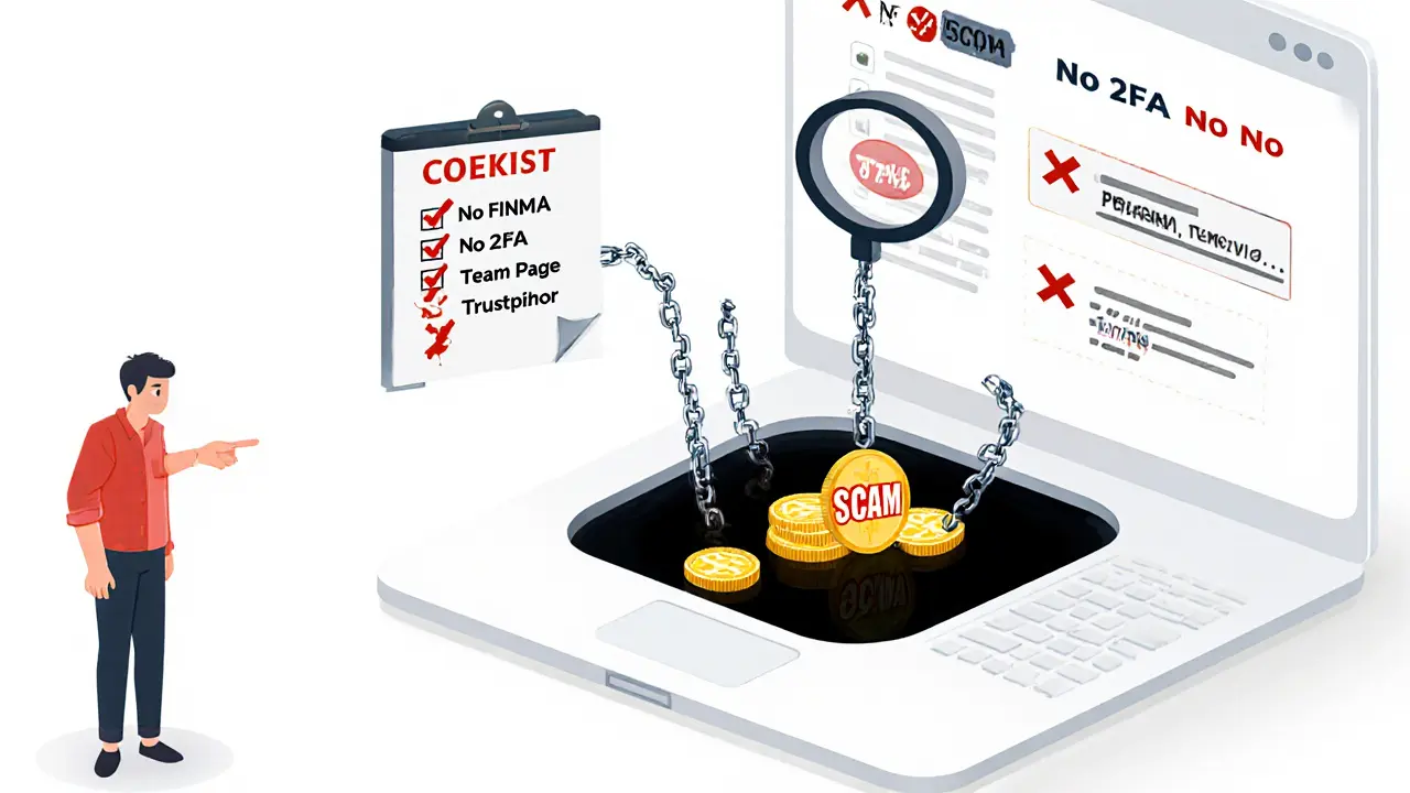 Opfer zahlt auf eine falsche Börse ein, während Kryptowährungen in einen schwarzen Loch verschwinden.