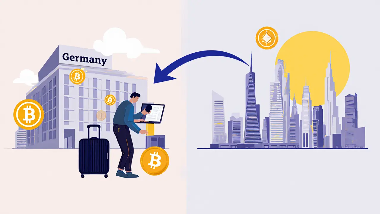 Steuerwohnsitzwechsel für Krypto‑Steueroptimierung: Ländervergleich 2025