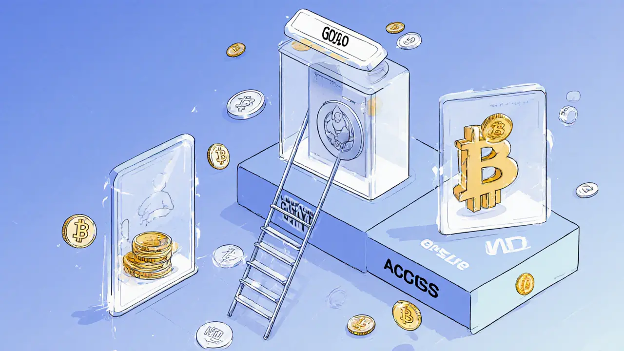 Drei Zugangstüren zu IDO, VC-Deal und exklusivem NFT mit GMPD-Token-Leiter