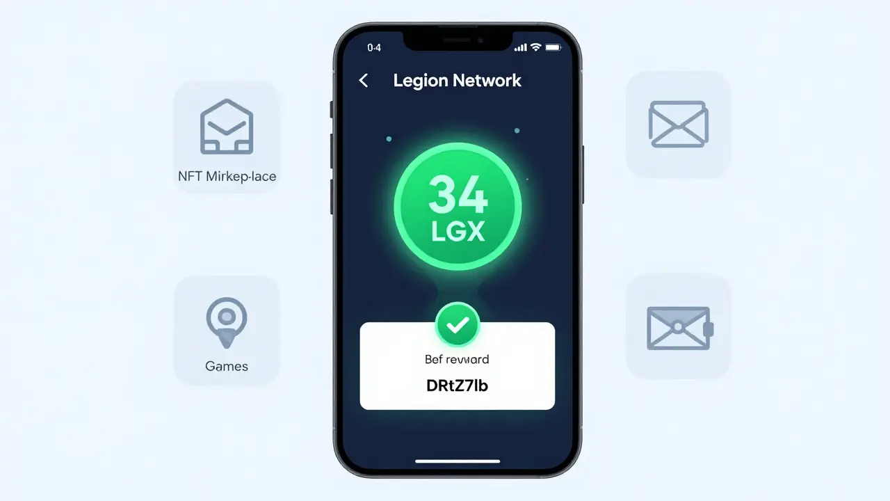 LGX Airdrop von Legion Network: So holst du dir deine 34 LGX-Token gratis