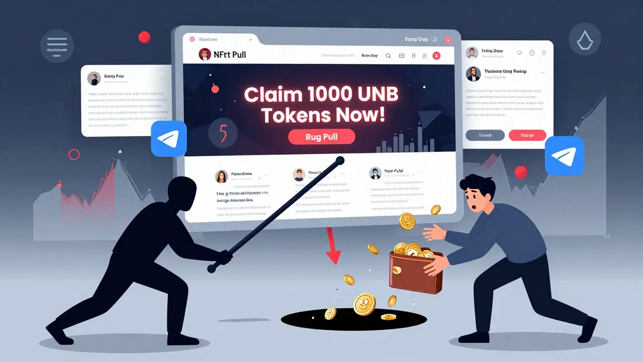 UNB Unbound NFTs Airdrop: Was wirklich hinter dem angeblichen Airdrop steckt