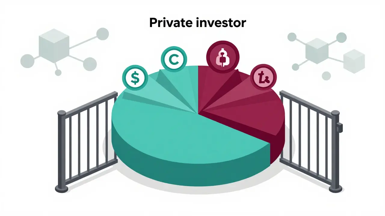 Krypto-Token-Verteilung als Diagramm-Visualisierung