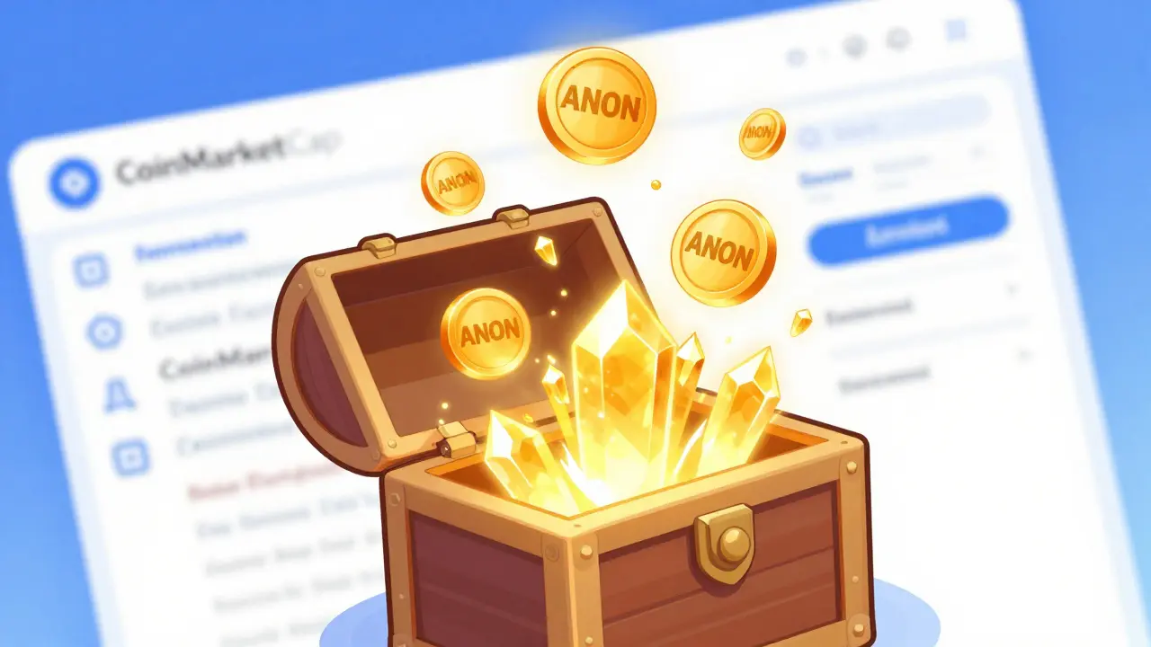 Anonverse X CMC Airdrop: So sichern Sie sich ANON Token