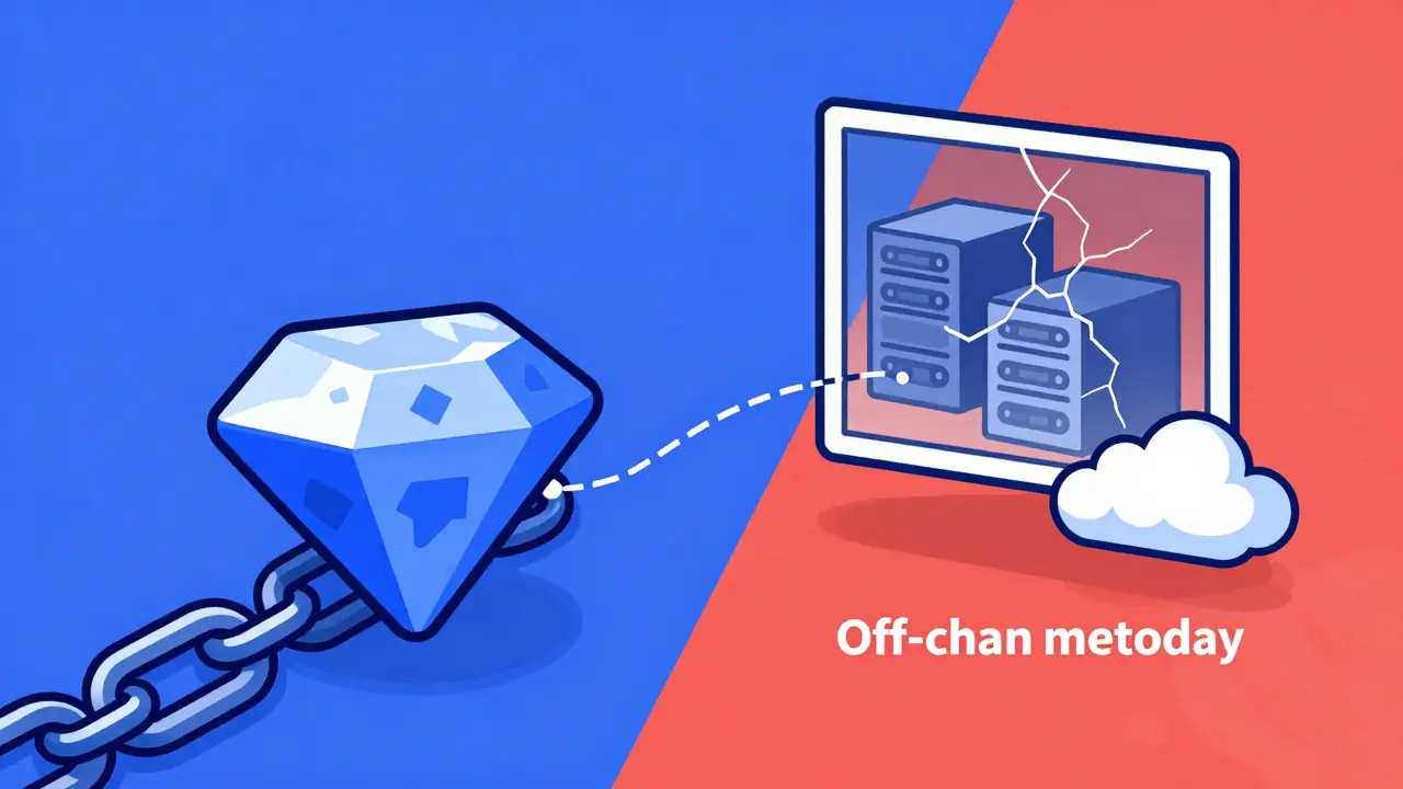 Unterschied zwischen sicherem On-Chain-Token und fragiler Metadaten