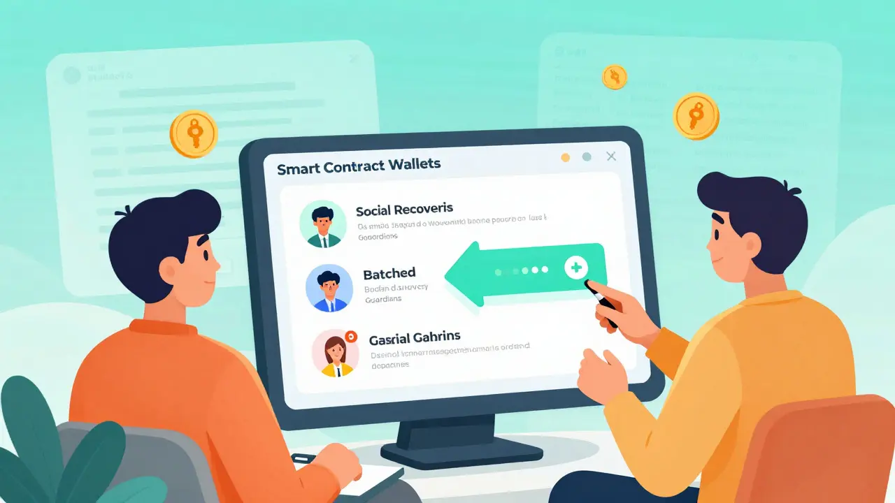 Vorteile von Smart Contract Wallets: Recovery und Gasless