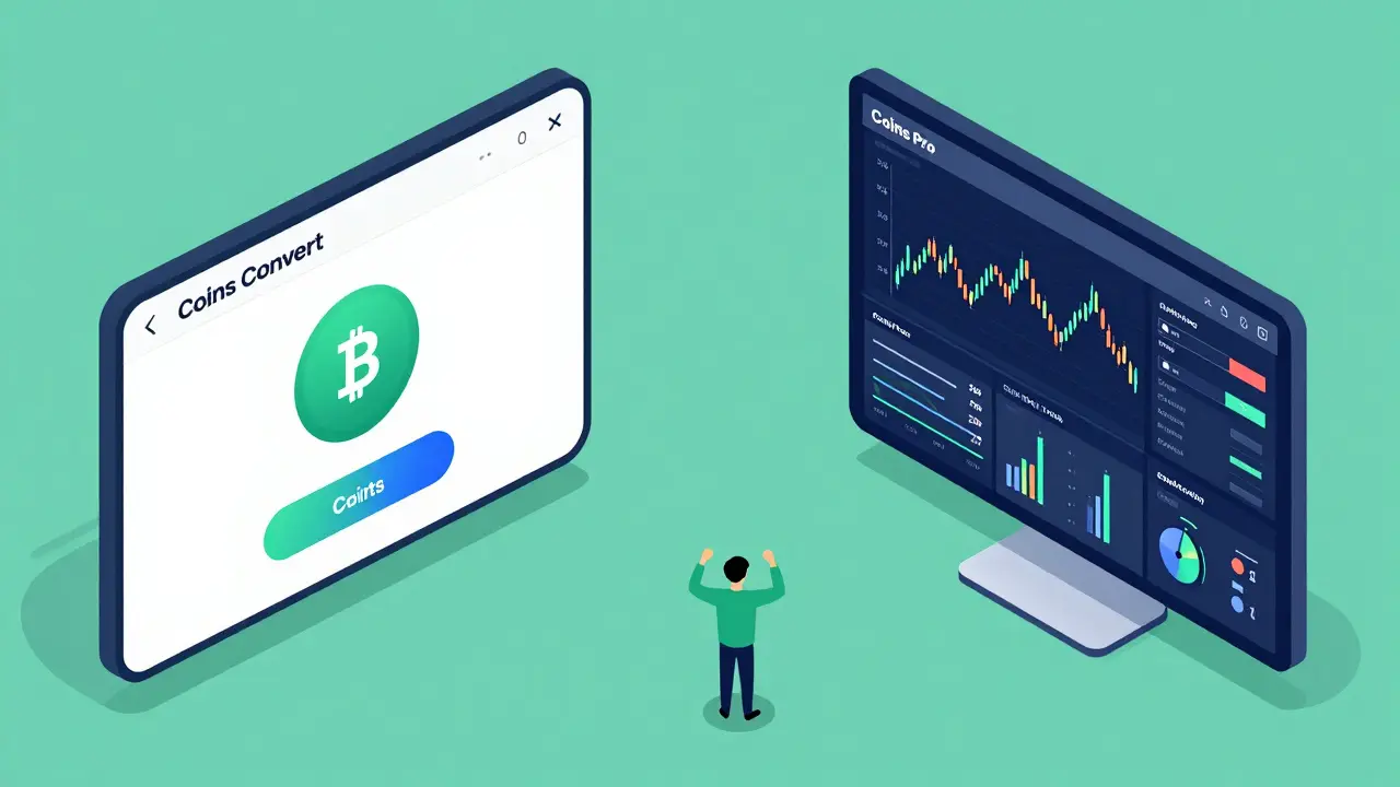 Vergleich der einfachen und professionellen Trading-Oberflächen