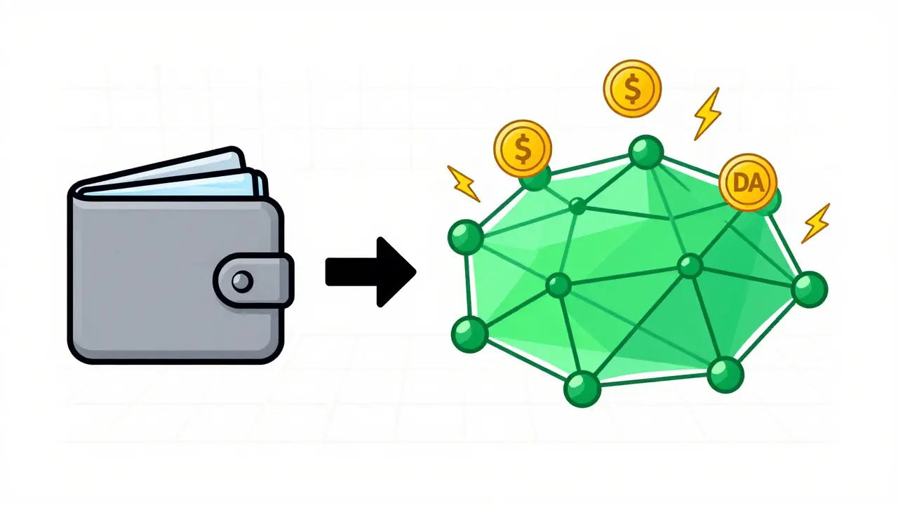 Grafik: Migration zu dezentralen Stablecoins wie DAI