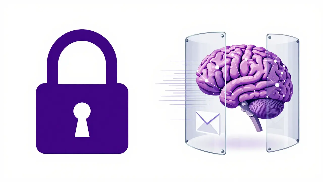 Schematische Darstellung von KI-gestützten Cyberangriffen auf moderne Sicherheitsinfrastrukturen
