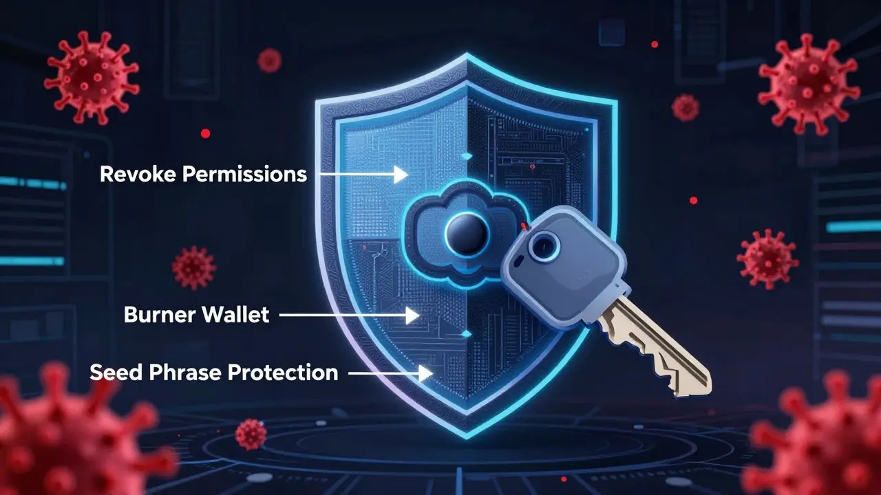 Sicherheits-Schild schützt digitale Wallet vor Phishing-Angriffen