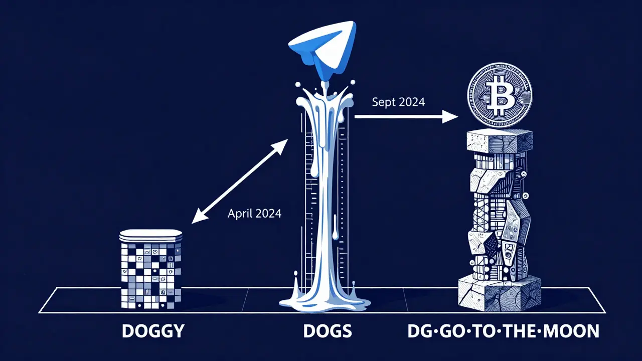Vergleichsdiagramm der Marktentwicklung von DOGGY, DOGS und Doge-Runes