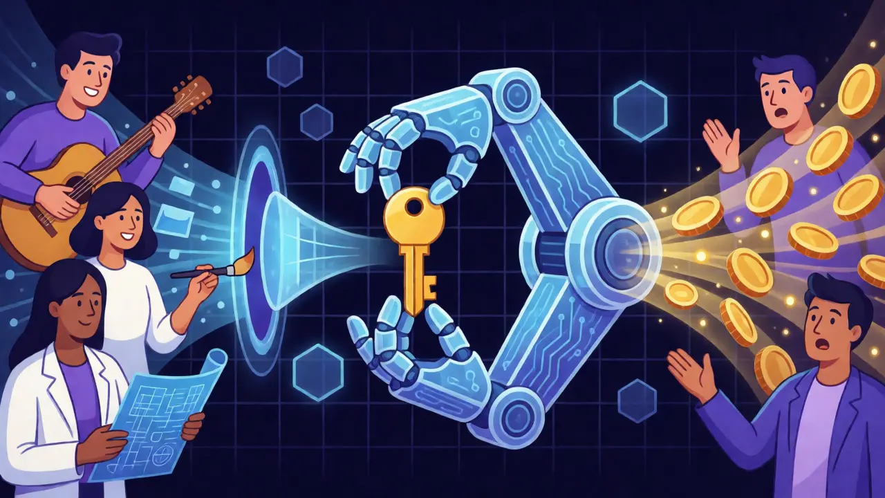 Smart Contract Automatisierung verteilt Lizenzgebühren direkt an Erfinder und Künstler